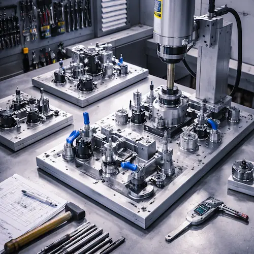 夹具结构设计与验证：装配定位治具、对位与压装辅助夹具应用场景