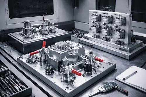 CNC 加工工装夹具：定位夹具、多面加工夹具与重复装夹夹具应用场景