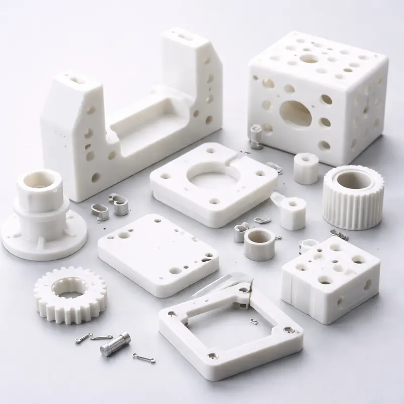 聚乙烯-HDPE CNC加工样件：适合结构件与终端零件的小批量加工，可选倒角、打磨、粘接、丝印、镭雕与镀铬后处理