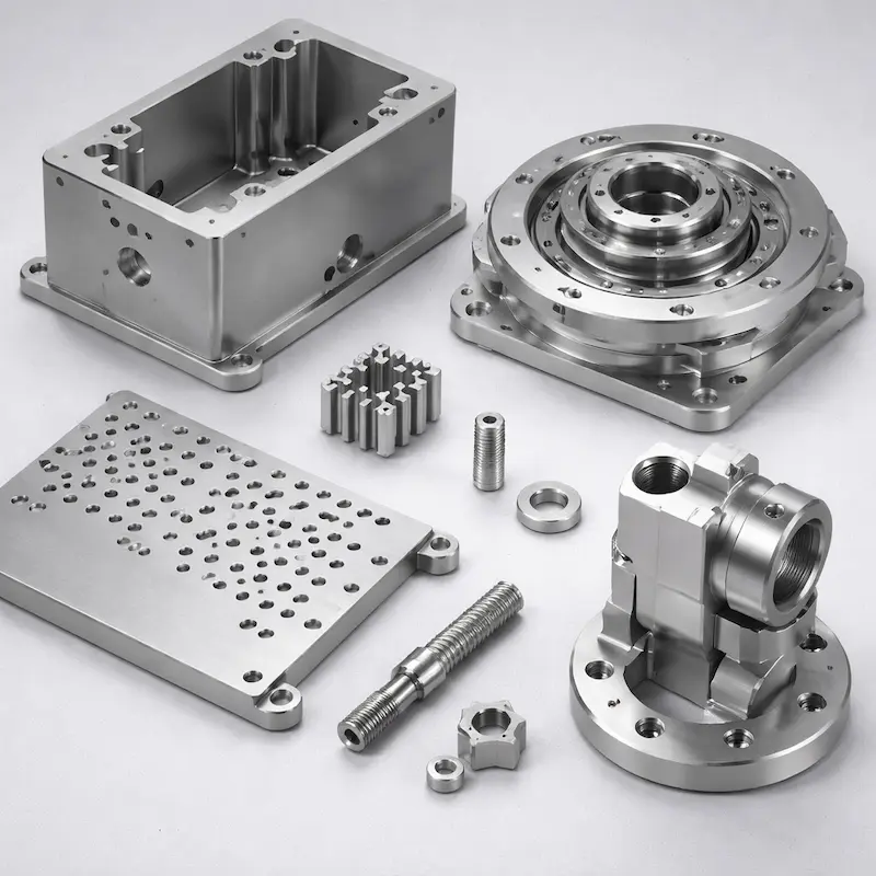 殷钢（Invar）CNC 加工样件：适用于结构件与终端零件的小批量加工，支持喷砂、镀镍、防锈处理与镭雕