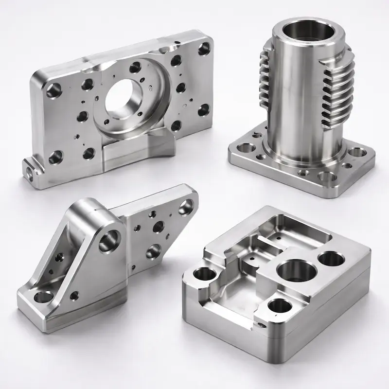 电工纯铁-DT4E CNC加工样件：适用于结构件与终端零件的小批量加工，支持喷砂、镀镍、防锈处理与镭雕