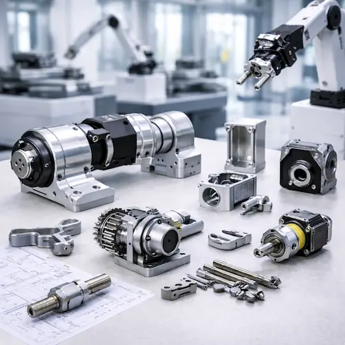 机器人与运动系统功能件：关节连接件、承载结构件、功能安装部件