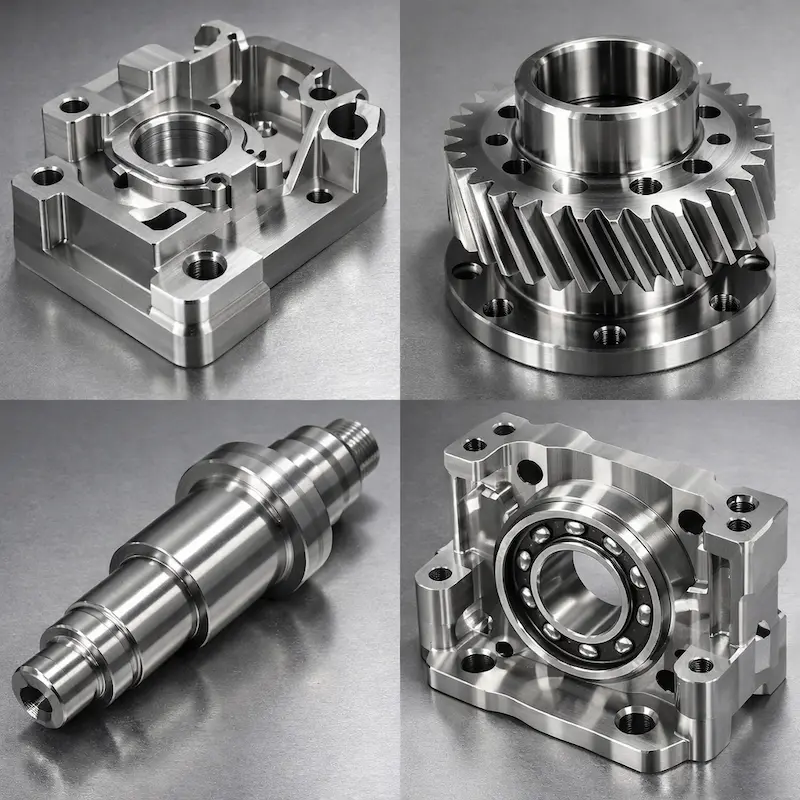 CNC加工不锈钢410样件：强度扎实、耐腐蚀稳定，可热处理提升硬度与耐磨性，支持喷砂、拉丝、抛光、电解抛光、钝化与镭雕