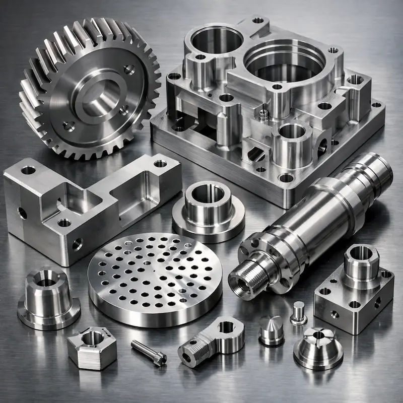 不锈钢430（CNC加工）样件：适合结构件与外观件，支持喷砂、拉丝、抛光、电解抛光、钝化与镭雕，兼顾强度、耐腐蚀与外观质感